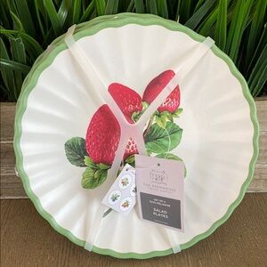 Fruit Design Melamine Plates Set of 4